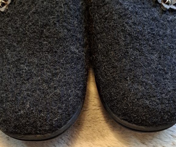 Acorn Wool Hood Back Slippers   Size 5/6 - Picture 5 of 9